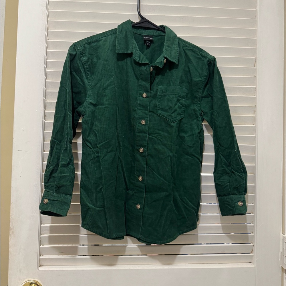 ART CLASS Girl's Oversized Lightweight Corduroy Layering Shirt NWT